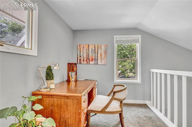 531 N Cedar St, Colorado Springs, CO 80903 - carpeted office space with vaulted ceiling