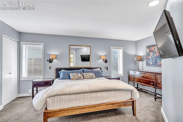 531 N Cedar St, Colorado Springs, CO 80903 - bedroom with carpet floors and a baseboard radiator