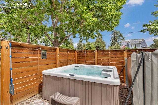 531 N Cedar St, Colorado Springs, CO 80903 - view of patio / terrace featuring a hot tub