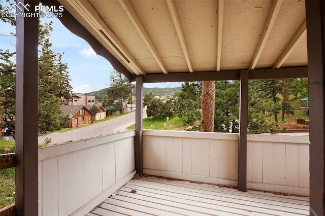 205 N Laurel St, Woodland Park, CO 80863 - view of unfurnished sunroom