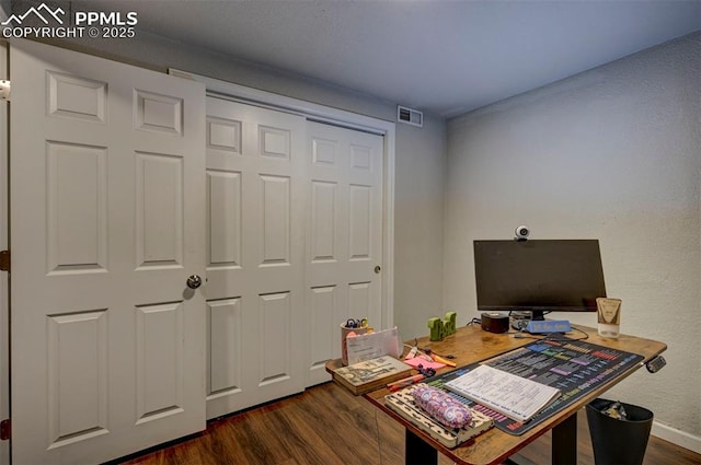 1222 Hartford St, Colorado Springs, CO 80906 - office with dark wood-style floors
