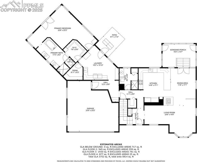 4115 Hay Creek Rd, Colorado Springs, CO 80921 - view of home floor plan