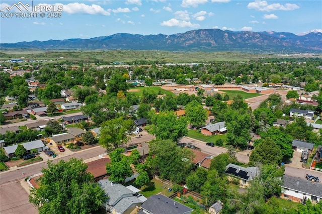 33 N Belmont St, Colorado Springs, CO 80911 - aerial view of residential area featuring a mountainous background