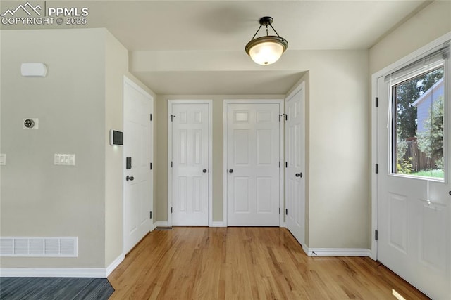 2601 Lynbarton Pt, Colorado Springs, CO 80918 - foyer with light wood-style flooring