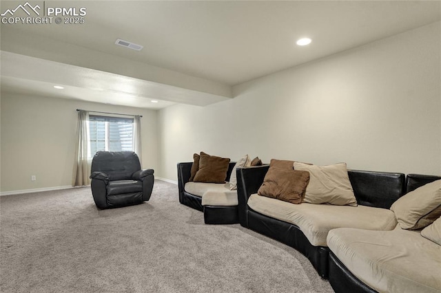 2601 Lynbarton Pt, Colorado Springs, CO 80918 - living area with carpet flooring and recessed lighting
