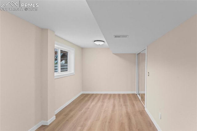 1005 Mountain View Rd, Woodland Park, CO 80863 - unfurnished room featuring light wood-style floors