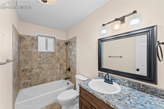 1005 Mountain View Rd, Woodland Park, CO 80863 - bathroom with vanity and shower / tub combination