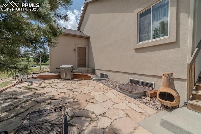 17529 Old Cherokee Trl, Colorado Springs, CO 80921 - view of patio with a grill