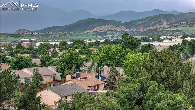 1520 Ledge Rock Ter, Colorado Springs, CO 80919 - view of mountain backdrop