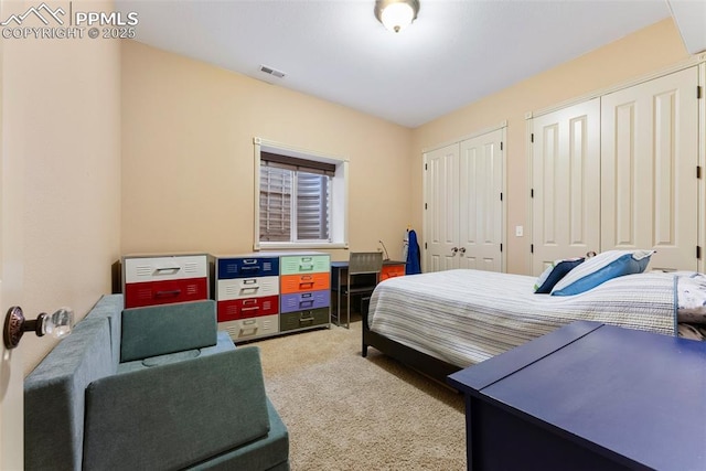 2585 Dunfries Ct, Colorado Springs, CO 80919 - bedroom with multiple closets and carpet