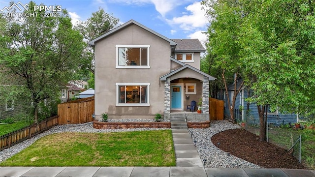 501 N Franklin St, Colorado Springs, CO 80903 - view of front of property featuring stucco siding