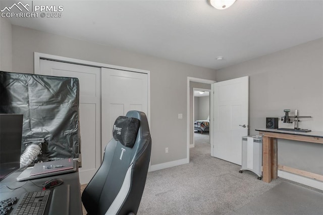 501 N Franklin St, Colorado Springs, CO 80903 - home office with light carpet and baseboards