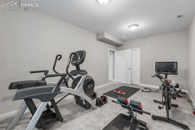 501 N Franklin St, Colorado Springs, CO 80903 - workout area with baseboards