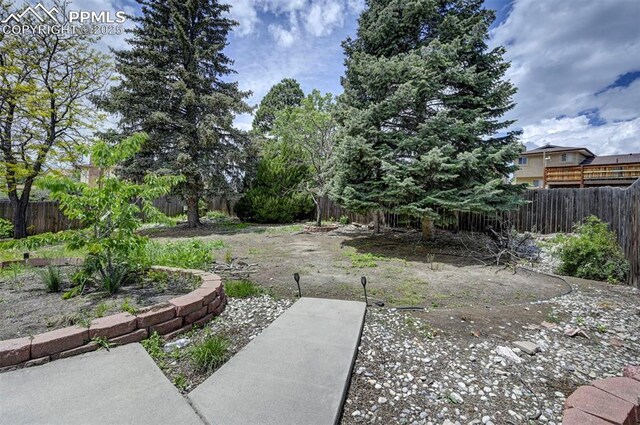 5926 Del Paz Dr, Colorado Springs, CO 80918 - view of fenced backyard