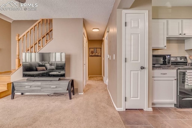1607 N Chestnut St, Colorado Springs, CO 80907 - hallway with stairs and carpet flooring