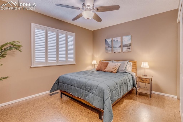 1607 N Chestnut St, Colorado Springs, CO 80907 - bedroom featuring baseboards and ceiling fan