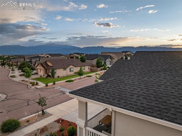 4296 New Santa Fe Trl, Colorado Springs, CO 80924 - view of mountain background featuring nearby suburban area