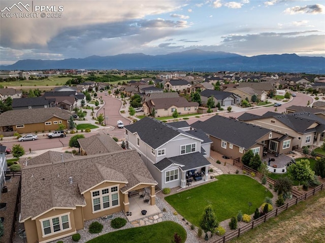 4296 New Santa Fe Trl, Colorado Springs, CO 80924 - aerial perspective of suburban area featuring mountains