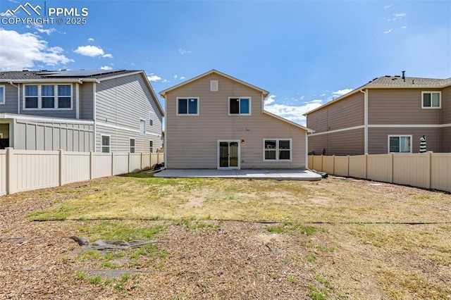 10726 Traders Pkwy, Fountain, CO 80817 - back of house with a patio area and a fenced backyard