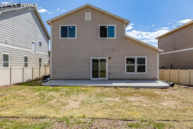 10726 Traders Pkwy, Fountain, CO 80817 - back of property featuring a patio area