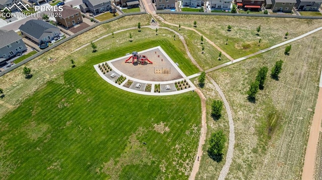 10726 Traders Pkwy, Fountain, CO 80817 - aerial view of residential area featuring a recreational park