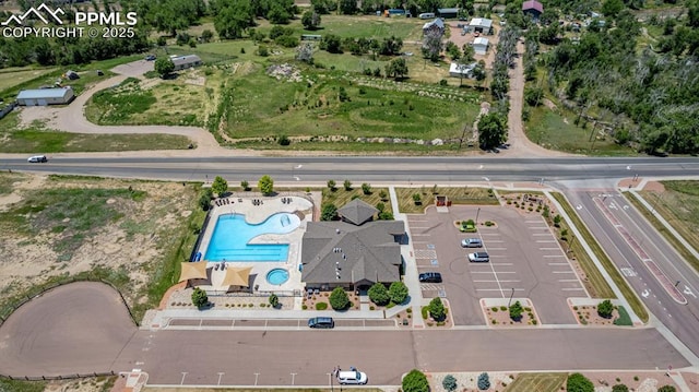 10726 Traders Pkwy, Fountain, CO 80817 - aerial view of a pool
