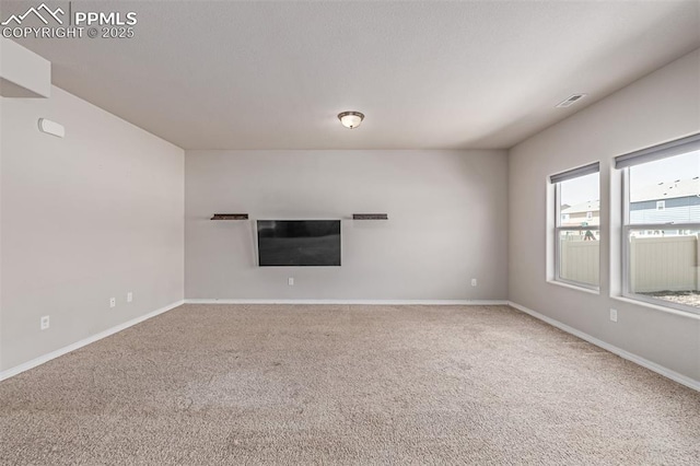 10726 Traders Pkwy, Fountain, CO 80817 - unfurnished living room featuring carpet flooring and baseboards