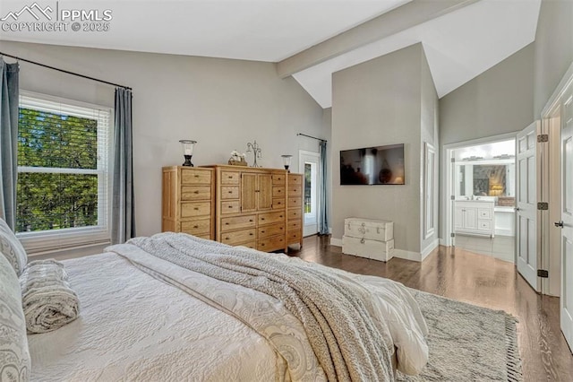 970 Bend In The Trail Rd, Monument, CO 80132 - bedroom featuring baseboards and wood finished floors