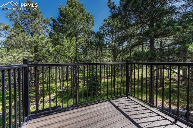 970 Bend In The Trail Rd, Monument, CO 80132 - view of wooden terrace