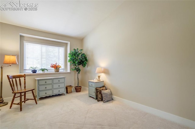 2527 Elite Ter, Colorado Springs, CO 80920 - sitting room featuring carpet and baseboards