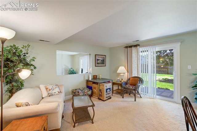 2527 Elite Ter, Colorado Springs, CO 80920 - living area with light carpet