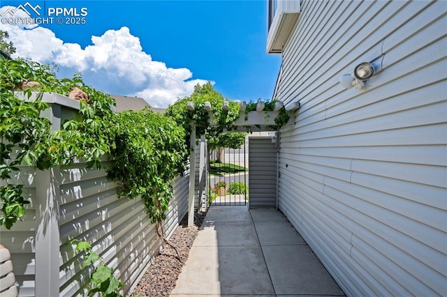 2527 Elite Ter, Colorado Springs, CO 80920 - view of patio with a gate