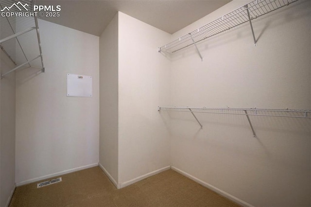 12874 Oakland Hills Rd, Peyton, CO 80831 - walk in closet featuring carpet