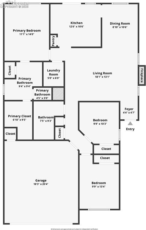 12874 Oakland Hills Rd, Peyton, CO 80831 - view of home floor plan