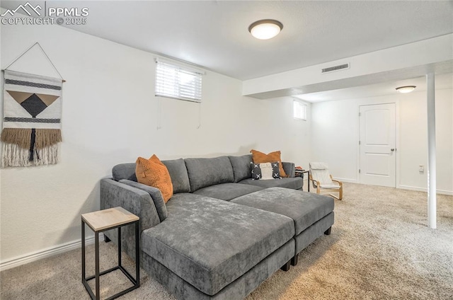 1633 N Chestnut St, Colorado Springs, CO 80907 - carpeted living area featuring healthy amount of natural light