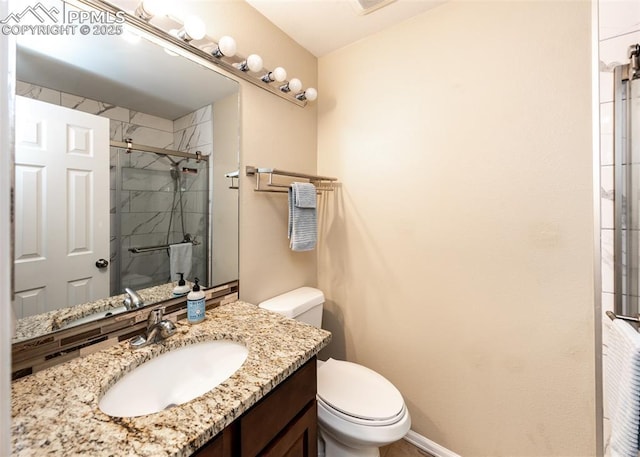 3730 Deep Haven Dr, Colorado Springs, CO 80920 - full bath with tiled shower and vanity