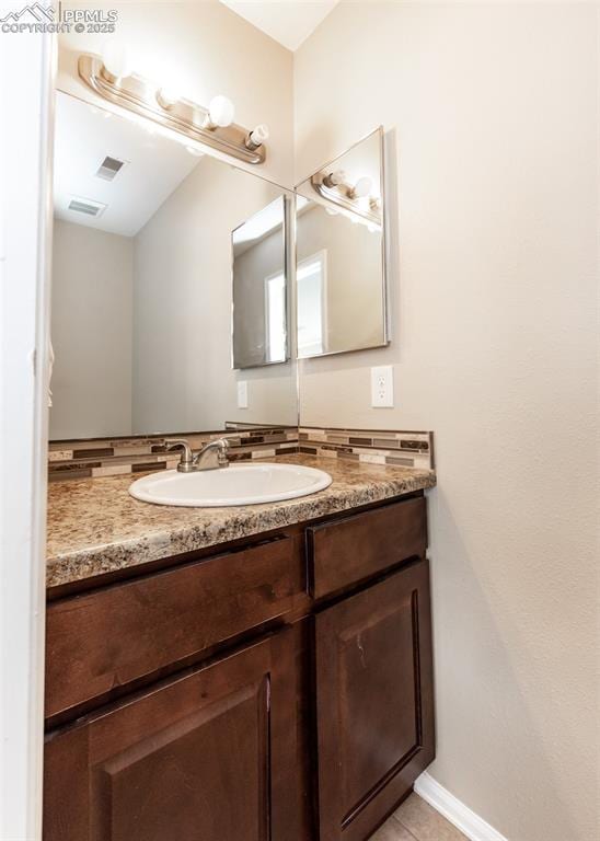3730 Deep Haven Dr, Colorado Springs, CO 80920 - bathroom featuring vanity and tile patterned flooring