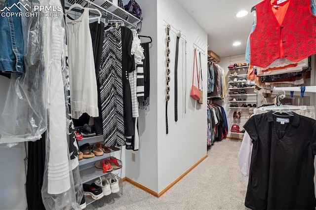 18971 Shadowood Dr, Monument, CO 80132 - walk in closet featuring carpet flooring