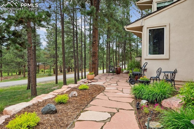 18971 Shadowood Dr, Monument, CO 80132 - view of yard with a patio area