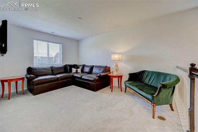 6237 Bodacious Cir, Colorado Springs, CO 80923 - living room with carpet flooring and baseboards