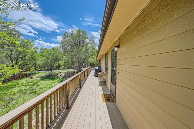 3324 W Kiowa St, Colorado Springs, CO 80904 - deck with a lawn