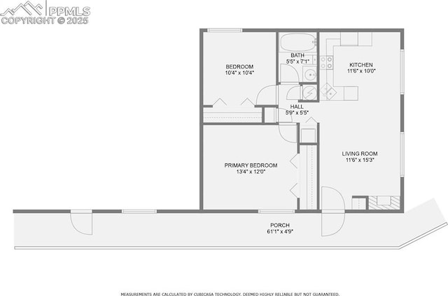 3324 W Kiowa St, Colorado Springs, CO 80904 - view of property floor plan