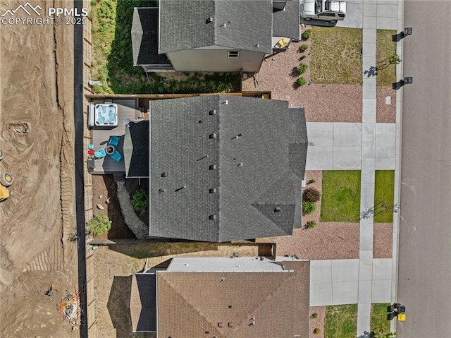 6469 Bodacious Cir, Colorado Springs, CO 80923 - bird's eye view