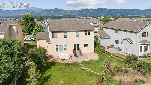 1562 Lookout Springs Dr, Colorado Springs, CO 80921 - aerial perspective of suburban area with a mountain backdrop