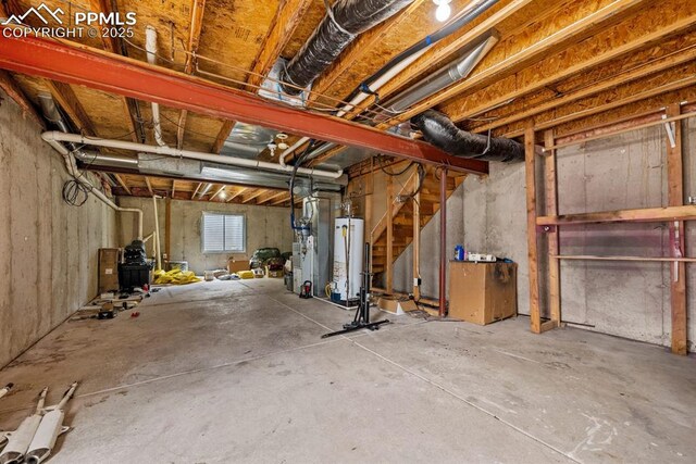 245 Turf Trail Pl, Fountain, CO 80817 - below grade area with water heater
