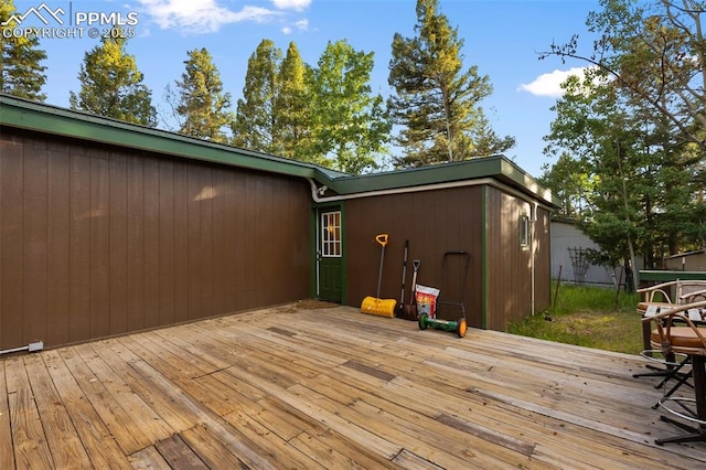 53 Iris Rd, Woodland Park, CO 80863 - view of wooden deck