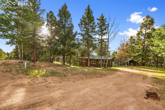 53 Iris Rd, Woodland Park, CO 80863 - view of front of property with driveway
