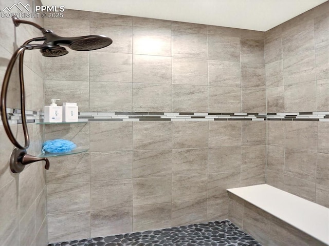 12646 Windingwalk Dr, Peyton, CO 80831 - full bathroom featuring tiled shower