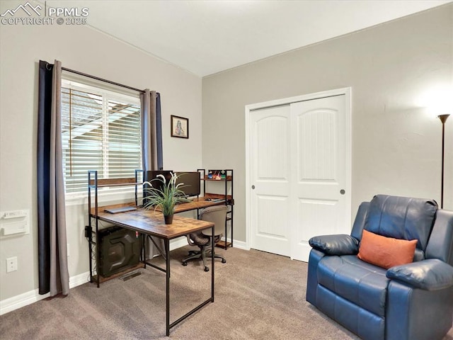 12646 Windingwalk Dr, Peyton, CO 80831 - office with light colored carpet and baseboards