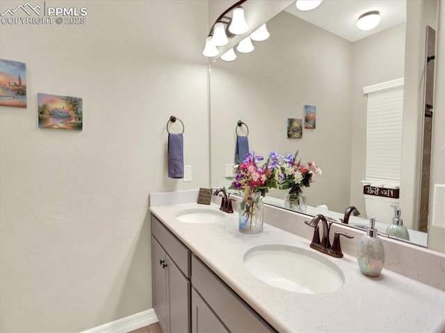 12646 Windingwalk Dr, Peyton, CO 80831 - full bathroom with double vanity
